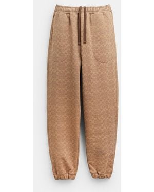 COACH Essential Signature Sweatpants - Natural