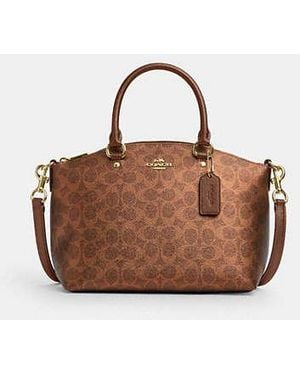 COACH Sadie Satchel Bag - Black