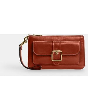 COACH Ashton Wristlet - Red