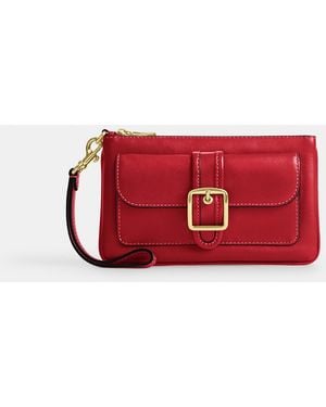COACH Ashton Wristlet - Red