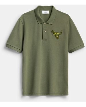 COACH Rexy 10Th Birthday Polo - Green
