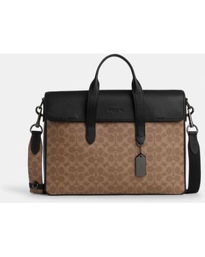 COACH Sullivan Portfolio Brief - Black
