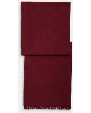 COACH Signature Wrap - Red