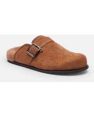 COACH Buckle Clog - Brown