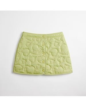 Coachtopia Loop Quilted Heart Mini Skirt - Green