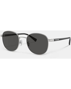 COACH Metal Round Sunglasses - Multicolor