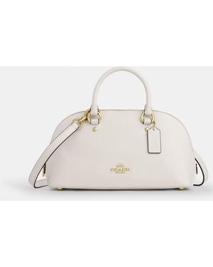 COACH Lara Satchel Bag - White