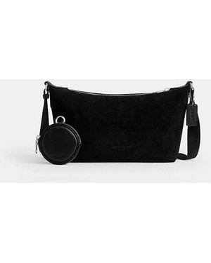 COACH Small Finn Crossbody Bag With Pouch - Black