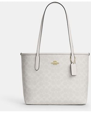 COACH City Tote Bag - White