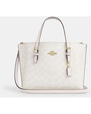 COACH Mollie Tote Bag 25 - White