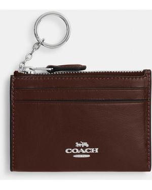 COACH Mini Skinny Id Case - Brown