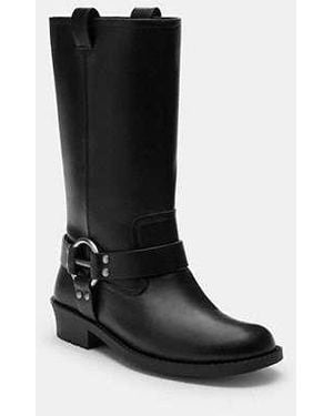 COACH Harness Boot - Black