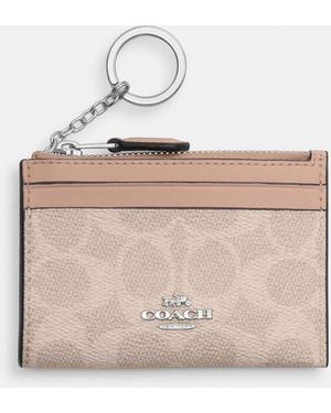 COACH Mini Skinny Id Case - Natural