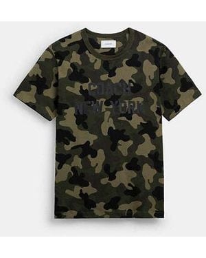 COACH Print T-Shirt - Black