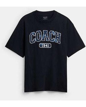 COACH Camo Relaxed T-Shirt - Black