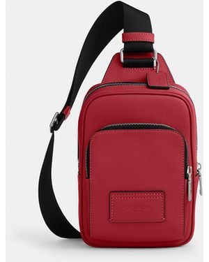COACH Racer Sling Pack - Red
