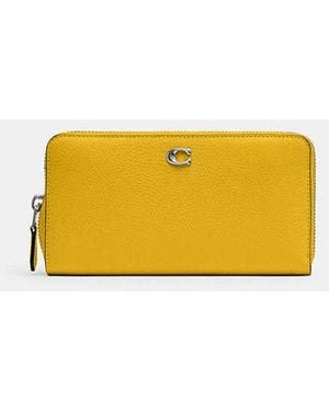 COACH Essential Accordion Zip Wallet - Yellow