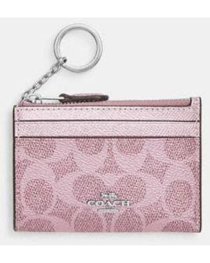 COACH Mini Skinny Id Case - Black