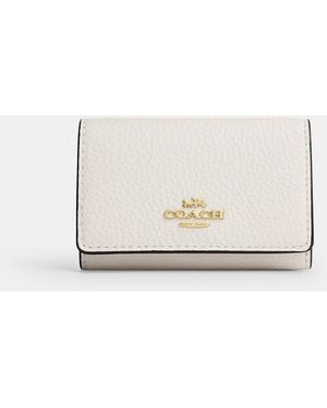 COACH Five Ring Key Case - White