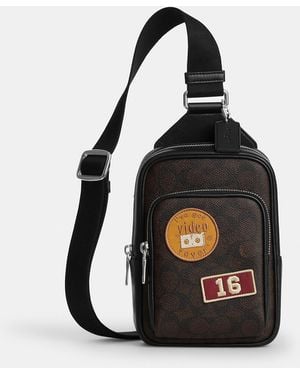 COACH Racer Sling Pack - Black