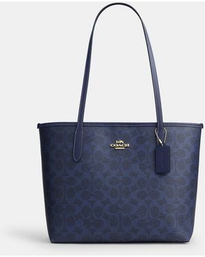 COACH City Tote Bag - Blue