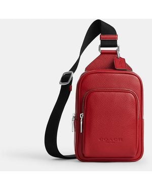 COACH Racer Sling Pack - Red