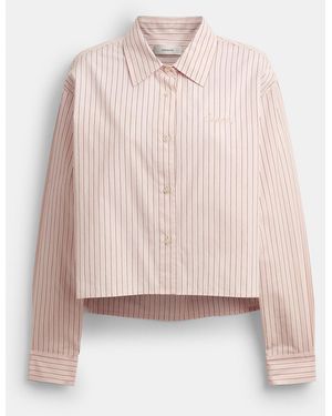 COACH Cotton Button Down - Pink