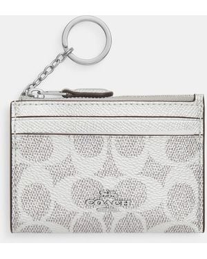 COACH Mini Skinny Id Case - White