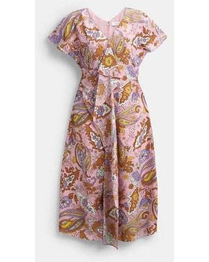 COACH Paisley Dress - Black