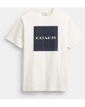 COACH Signature T-Shirt - White