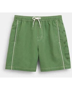 COACH Swim Trunks - Green