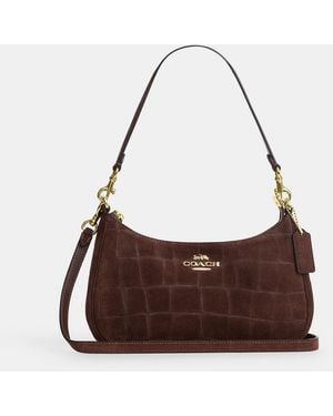 COACH Soft Teri Shoulder Bag - Brown
