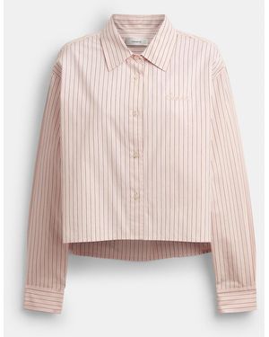 COACH Cotton Button Down - Pink