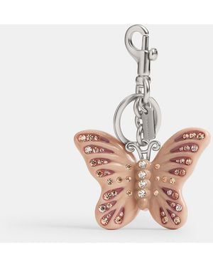 COACH Butterfly Bag Charm - White