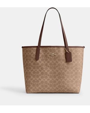 COACH City Tote Bag - Brown
