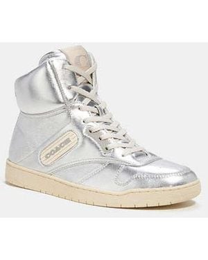 COACH C202 High Top Sneaker - Black