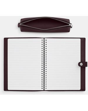 COACH Boxed Notebook And Pencil Case Set - White