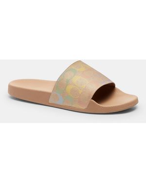 COACH Udele Sport Slide - Natural