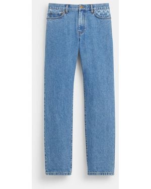 COACH Straight Fit Denim Jeans - Blue