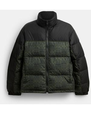 COACH Signature Down Jacket - Black