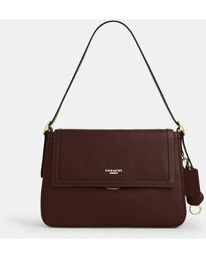 COACH Etta Flap Bag - Brown