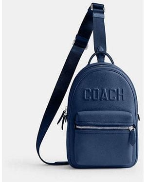 Blue COACH Backpacks for Men | Lyst