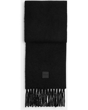 COACH Muffler With Rubber Patch - Black