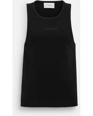 COACH Tank Top - Black