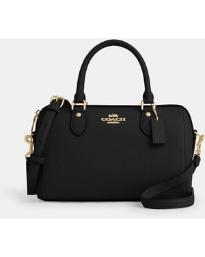 COACH Rowan Satchel Bag - Black