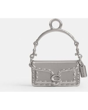 COACH Small Tabby Shoe Charm - White