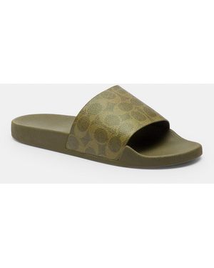 COACH Udele Sport Slide - Green
