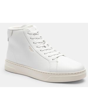COACH High Line High Top Sneaker - White