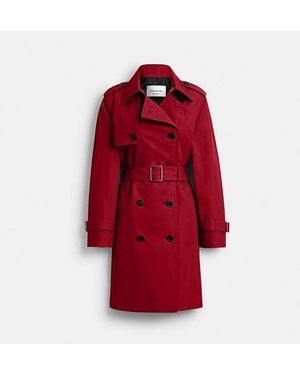 COACH Mid Trench - Red