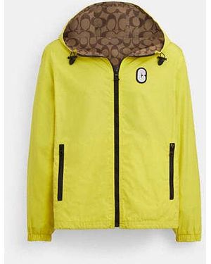 COACH Reversible Full Zip Windbreaker - Black
